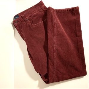 St. John’s Bay Corduroy Maroon Pants